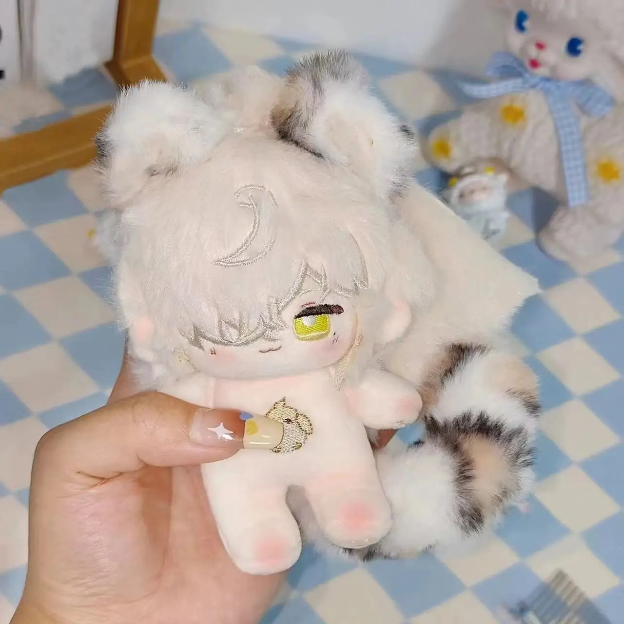 Anime Honkai: Stern Schiene Jingyuan Cosplay 10cm Mini Seestern Körper Plüsch Puppe Anhänger Schlüssel bund Stofftiere Geburtstags geschenk