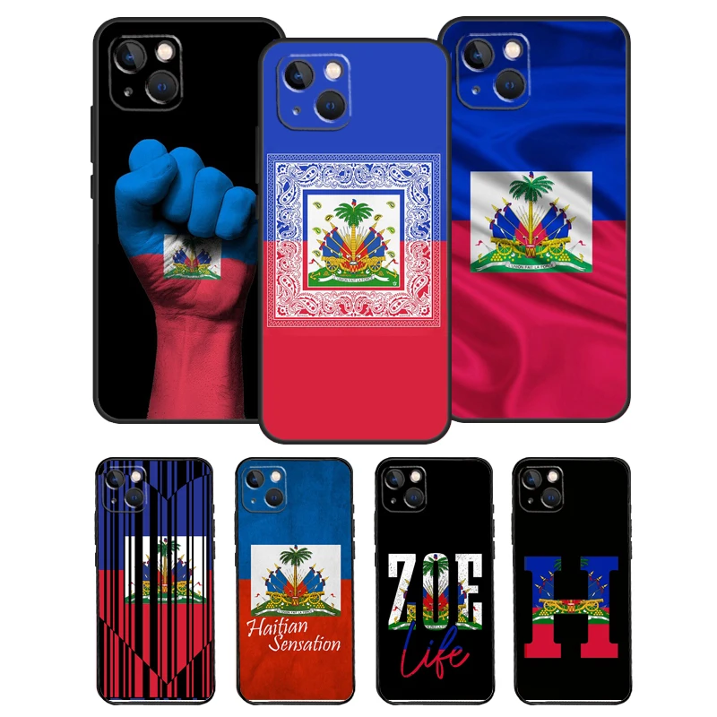 Vintage Haiti Haitian Flag Phone Case For Samsung Galaxy S25 S26 Ultra S20 S21 S22 S23 S24 S10 Plus S25 FE Funda Cover