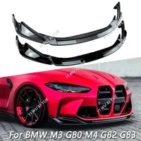 For Bmw G80 G82 G83 M3 M4 Competition Car Front Bumper Lip Spoiler Splitter 2020-2023 Car Lip  Lip Front Chin Splitter Covers