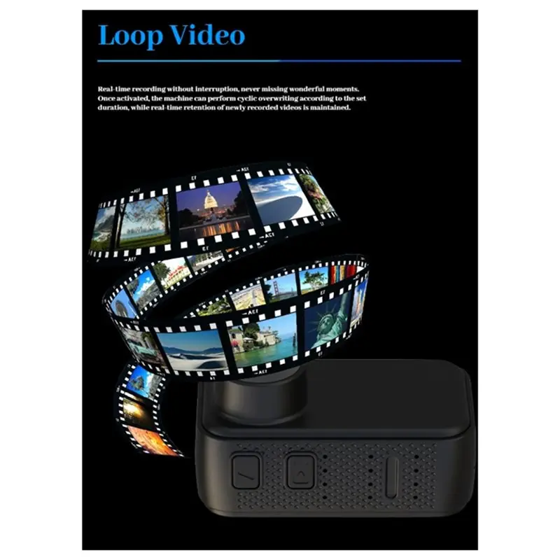 24-Hour Delivery Long Battery Life Portable Display Screen For Action Camera 2K HD IP65 Waterproof With Stand For Outdoor Sports