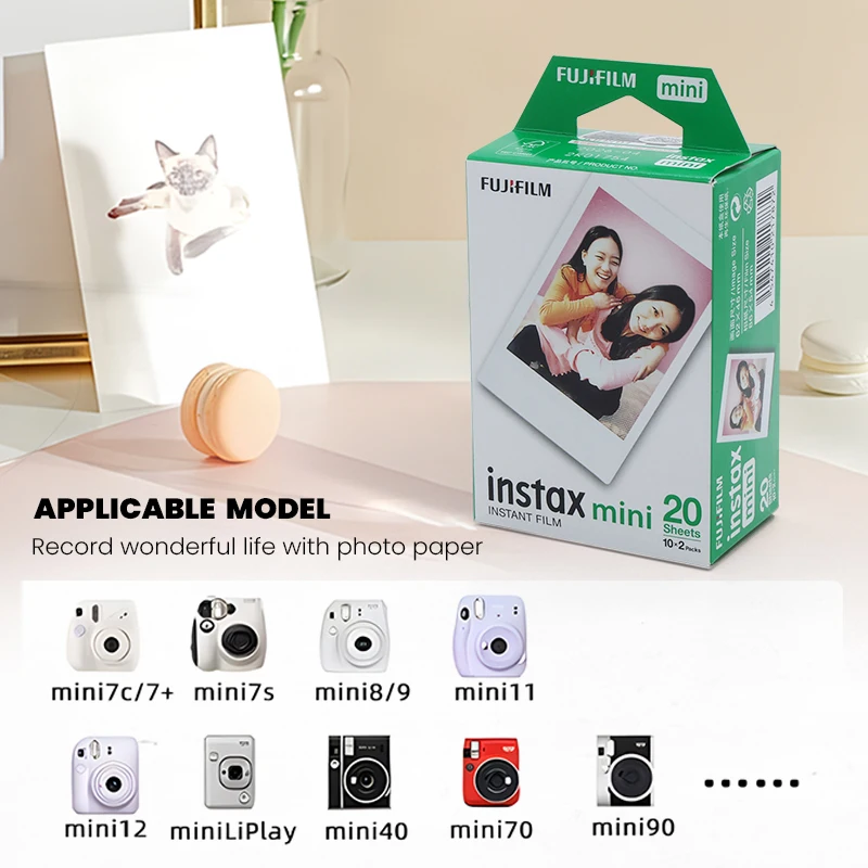 FUJIFILM INSTAX MINI Instant Film (10-60 Exposures) of Film Photo Paper For FUJI Instant Photo Camera Mini 12 11 Mini 9 8 7s 70