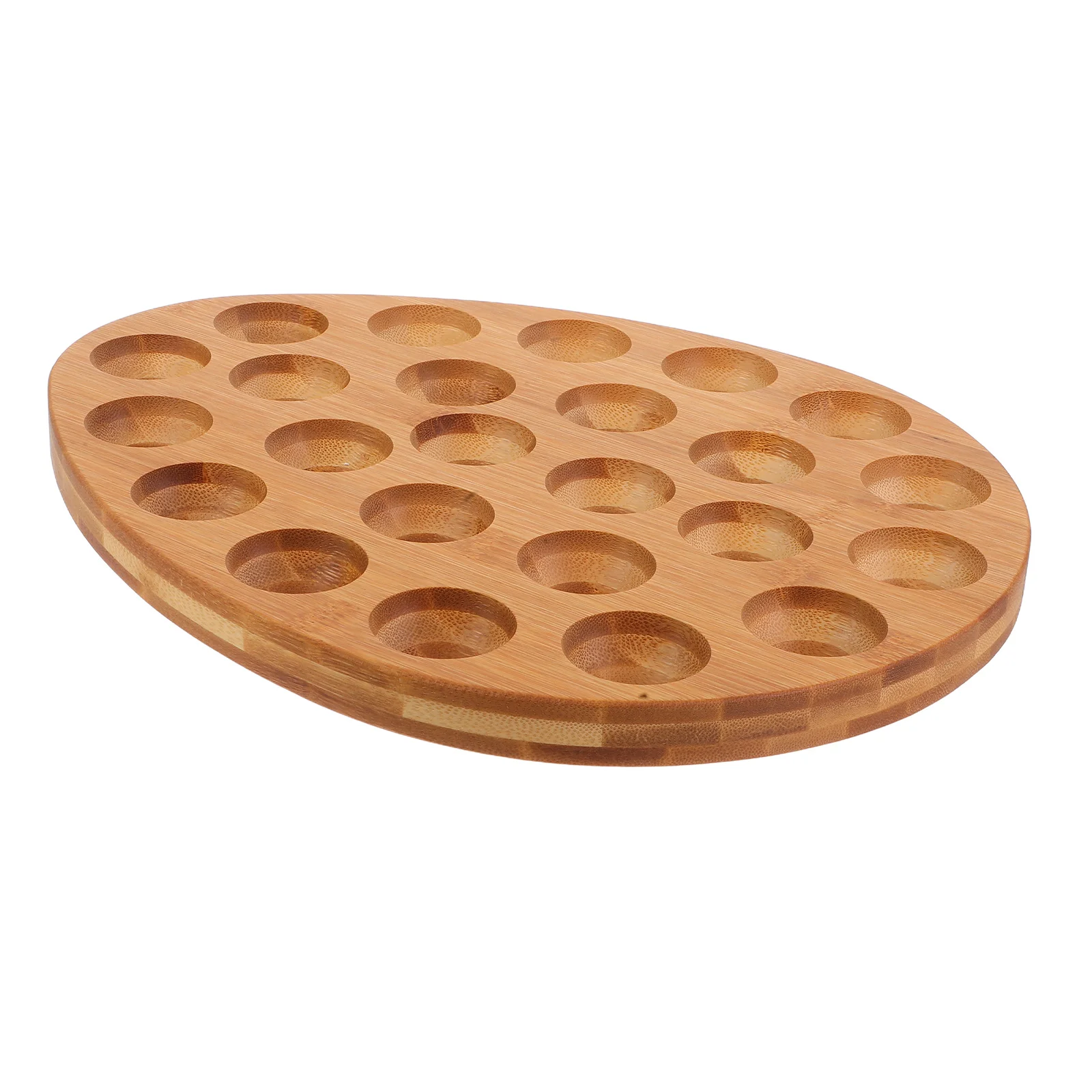 

Wooden Chicken Egg Rack 24 Slot Square Holder Kitchen Countertop Refrigerator Egg Storage Organizer Kitchen Countertop Organizer