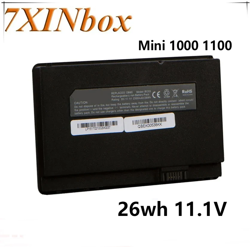 

7XINbox HSTNN-OB80 26 Втч 11,1 В аккумулятор для ноутбука HP Mini 1000 1100 700 730 FZ441AA HA03 493529 -371 504610 -001 504610 -002