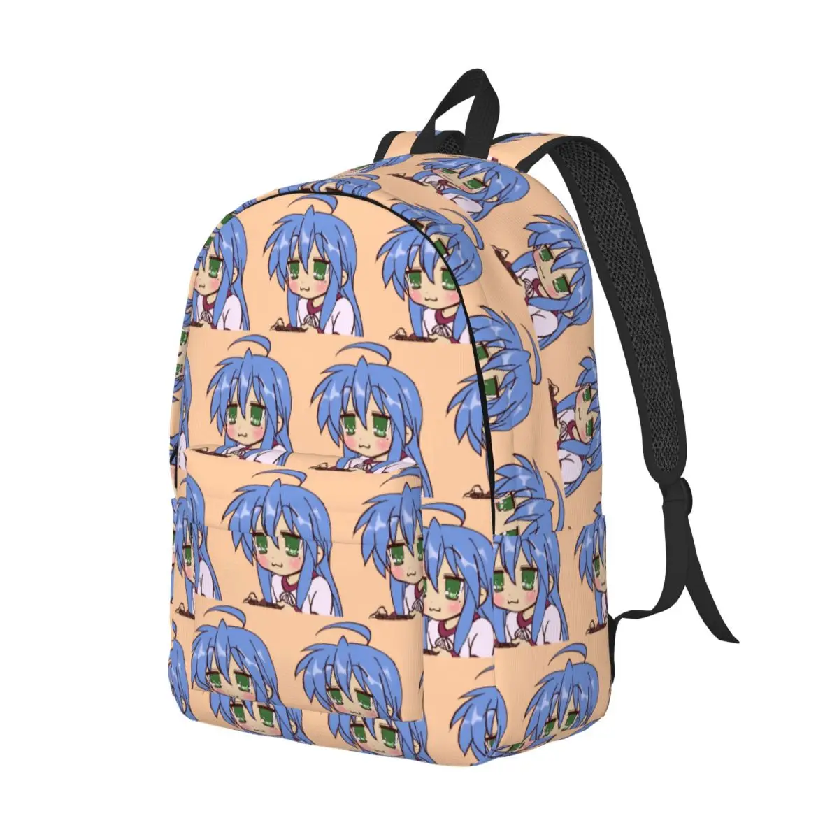 

I Draw Gaming Izumi Konata Lucky Star Backpack Daypack Large Capacity Kids BookBag School Bag Shoulder Bags for Men Women