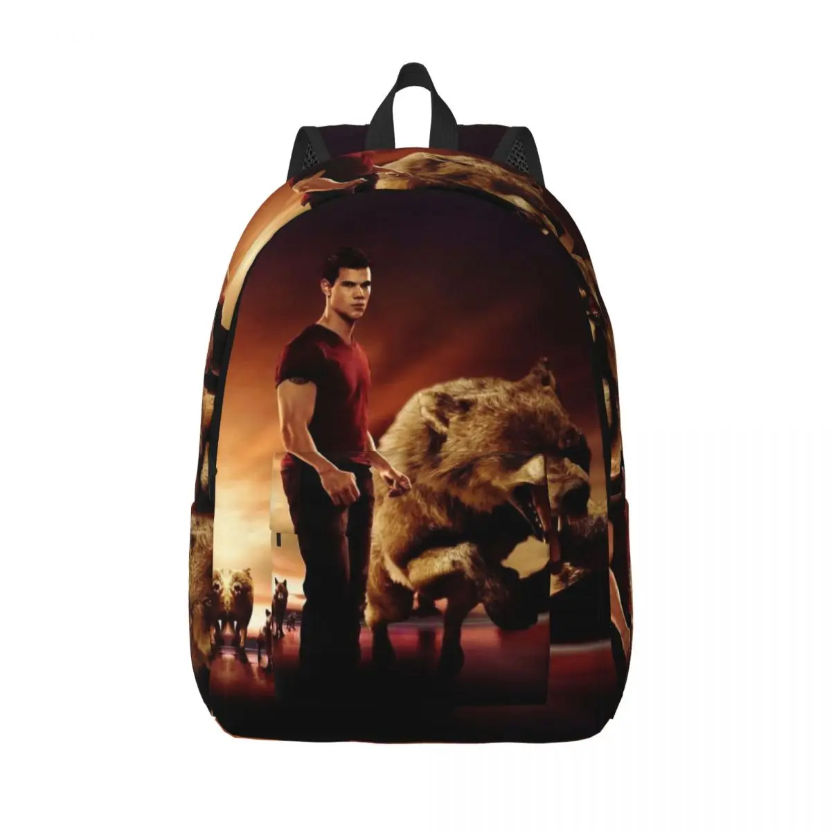 

Джейкоб Черный для подростков Студенческий школьный рюкзак Сумеречная сага фильм рюкзак для путешествий среднего колледжа