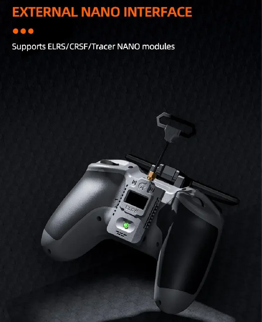 Jumper T-Pro V2 ELRS 1000mW 30dBm JP4IN1 ELRS ExpressLRS radiocommande pour Hall Gimbals Drones avion multi-protocole Flysky