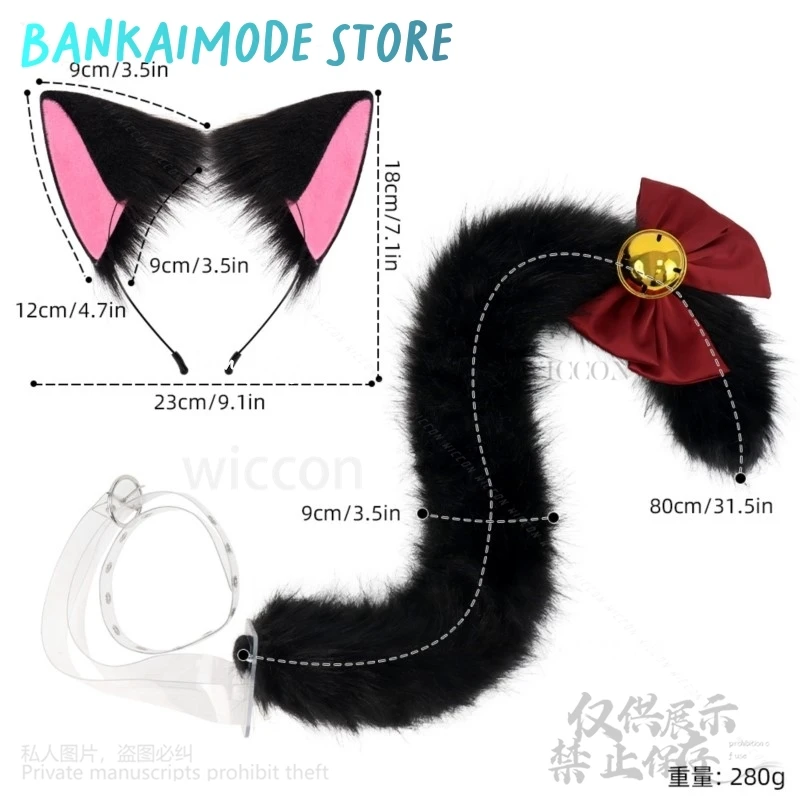 Momomiya Ichigo تأثيري طوكيو ميو ميو أنيمي الحيوان آذان القط أفخم الشعر هوب هيرباند جميل Kawaii اليابانية جيراي كي الفتيات كوس