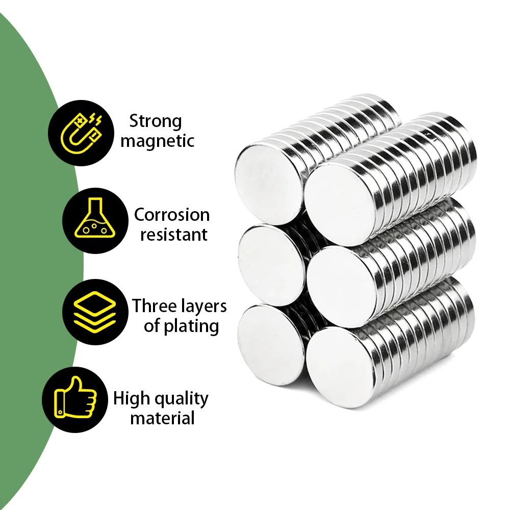 Disque magnétique rond en néodyme à base de terres rares, aimants de bain en continu, 16x3mm, N35, 5 pièces, 10 pièces, 20 pièces, 50 pièces, 100 pièces