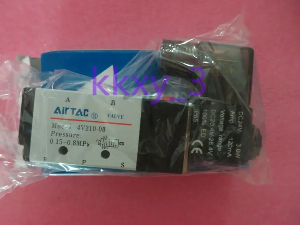 

1 PCS NEW Airtac 4V210-08 24V solenoid valve