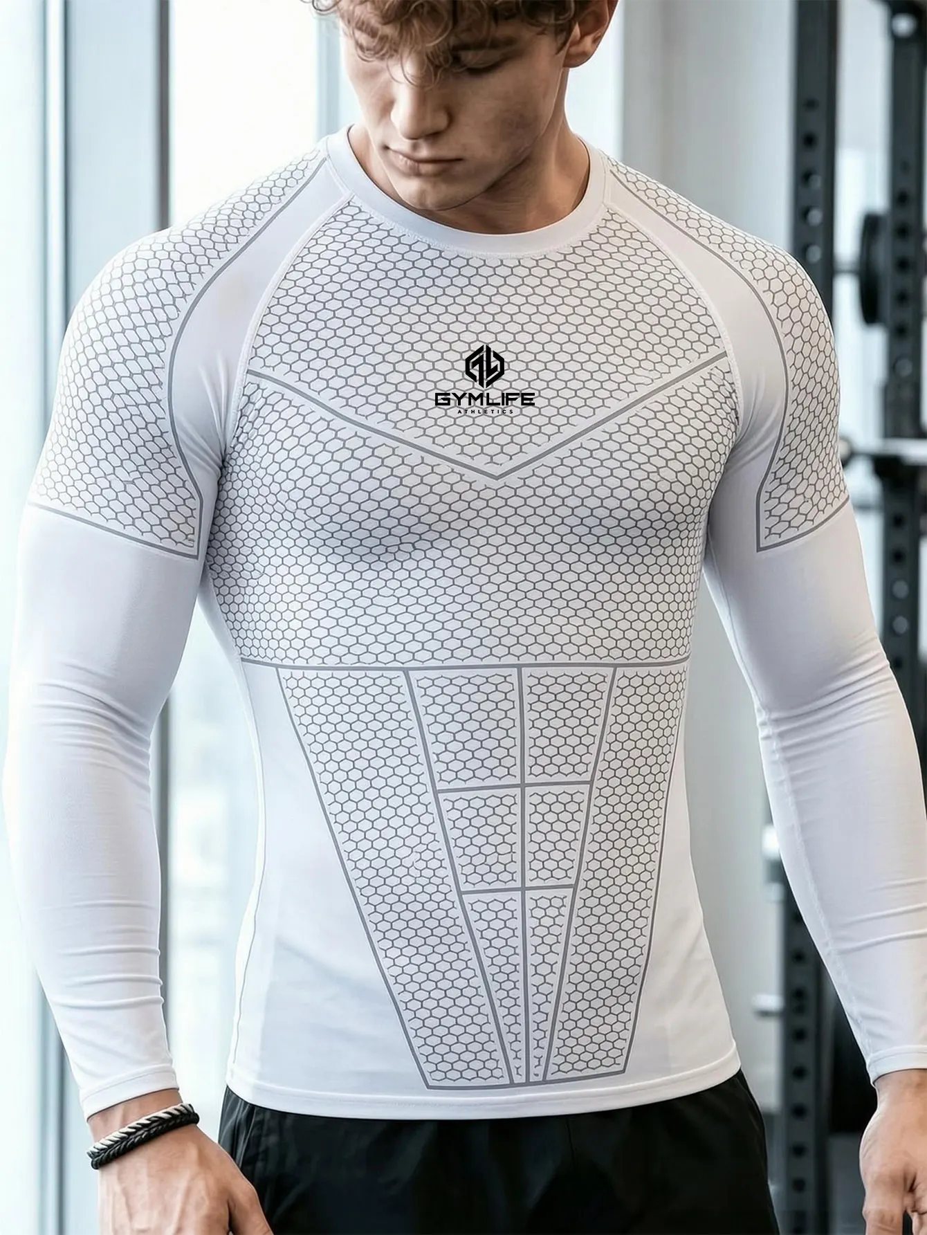 Men Running T-shirt Compression Long Sleeve Sport Tees Gym Fitness Sportshirts Male Jogging Tracksuit Homme Athletic Shirt Tops