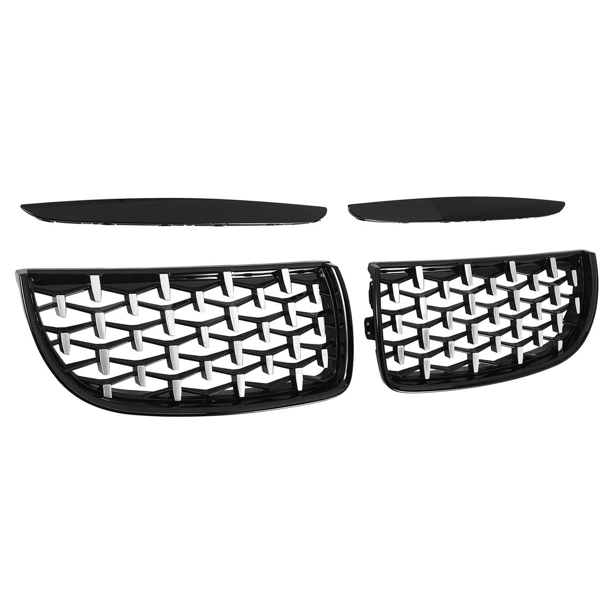 

A13Z_Diamond Meteor Grille for BMW E90 E91 325I 328I 335I Pre-LCI 2005-08