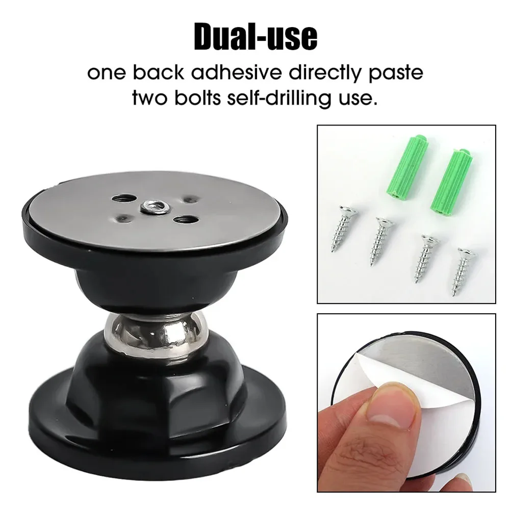 Magnetic Door Stopper Holder Free-punch Door Stop Silicone 5cm Anti Collision Windproof Household Hardware Accessories