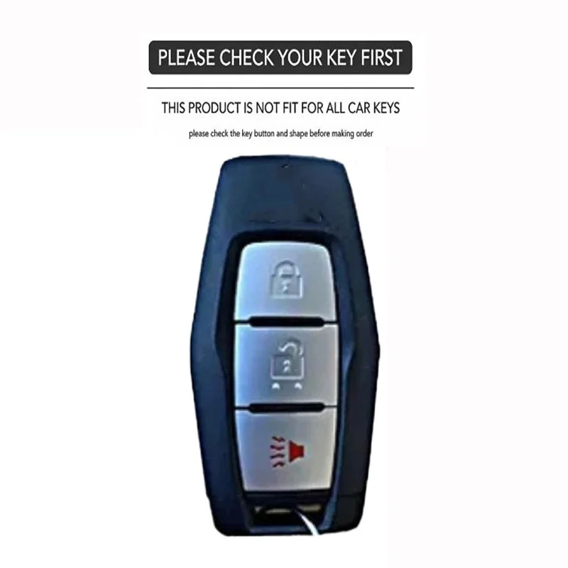 3 Buttons Silicone Car Remote Key Cover Shell Holder for Mitsubishi Outlander 2022 2023 2024 Case Keyless Protector Accessories - view 2