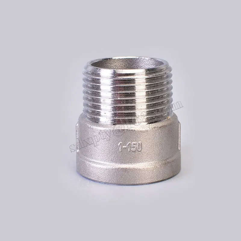 3/4 "Npt Tot 1/2" Vrouwelijke Npt Rvs Ronde Adapter Ronde Bus Bsp Man-vrouw Thread buis Connector