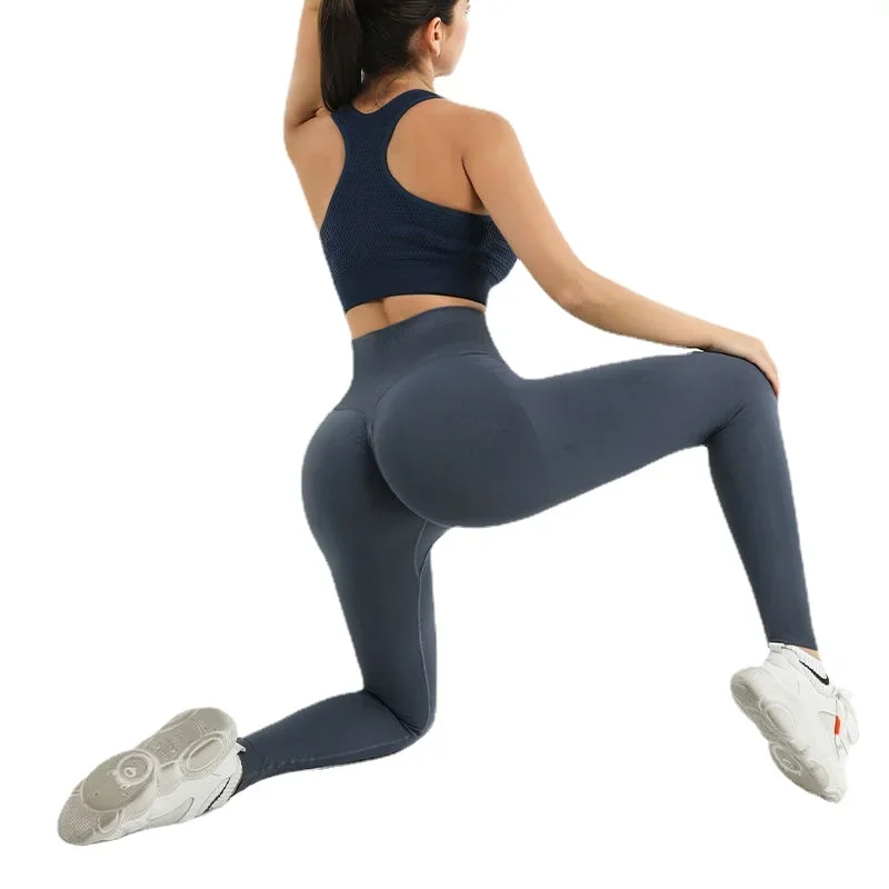 Open-Seat Pants Women\'s Peach Hip Sports Workout Elastic Tights Invisible Zipper Sexy Leggings for Field Sex Free  Christmas