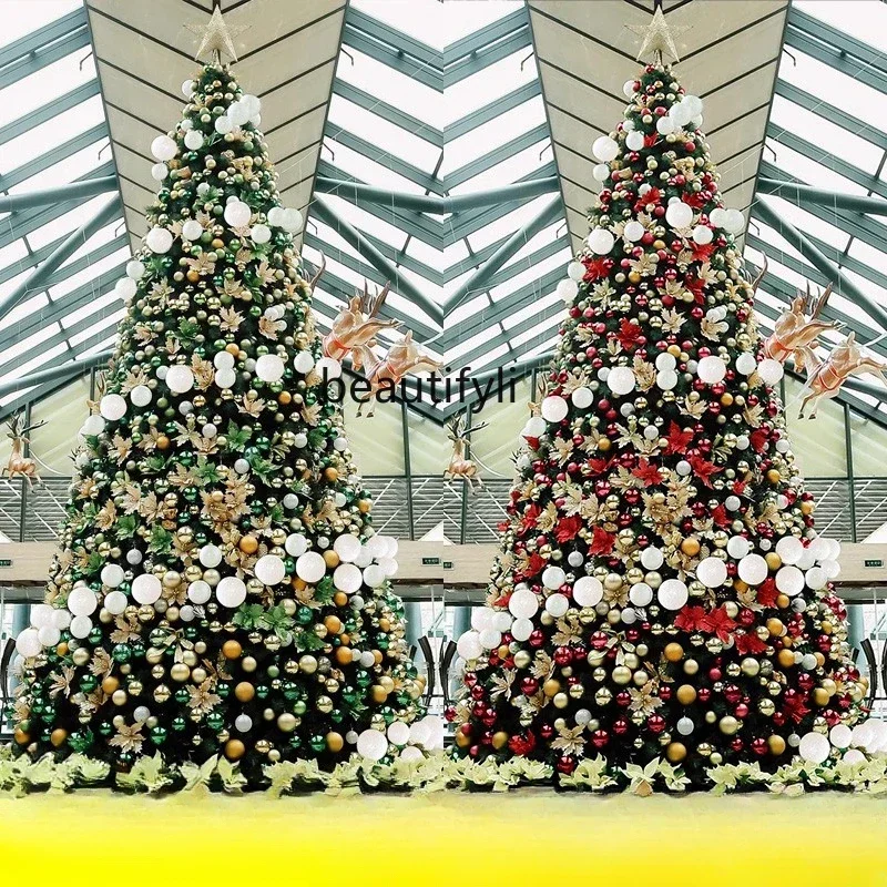 

Large Christmas Tree Luxury Outdoor Frame Tree Luminous Ornament Shopping Mall Christmas Ornaments