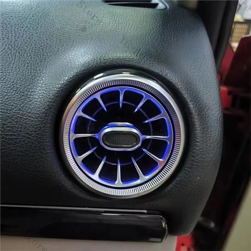 A33K-AC Air Condition Vent Outlet Front Dashboard LED Ambient Light 256 Colours Turbo Interior Trim For Mazda 6 M6 2006-2015