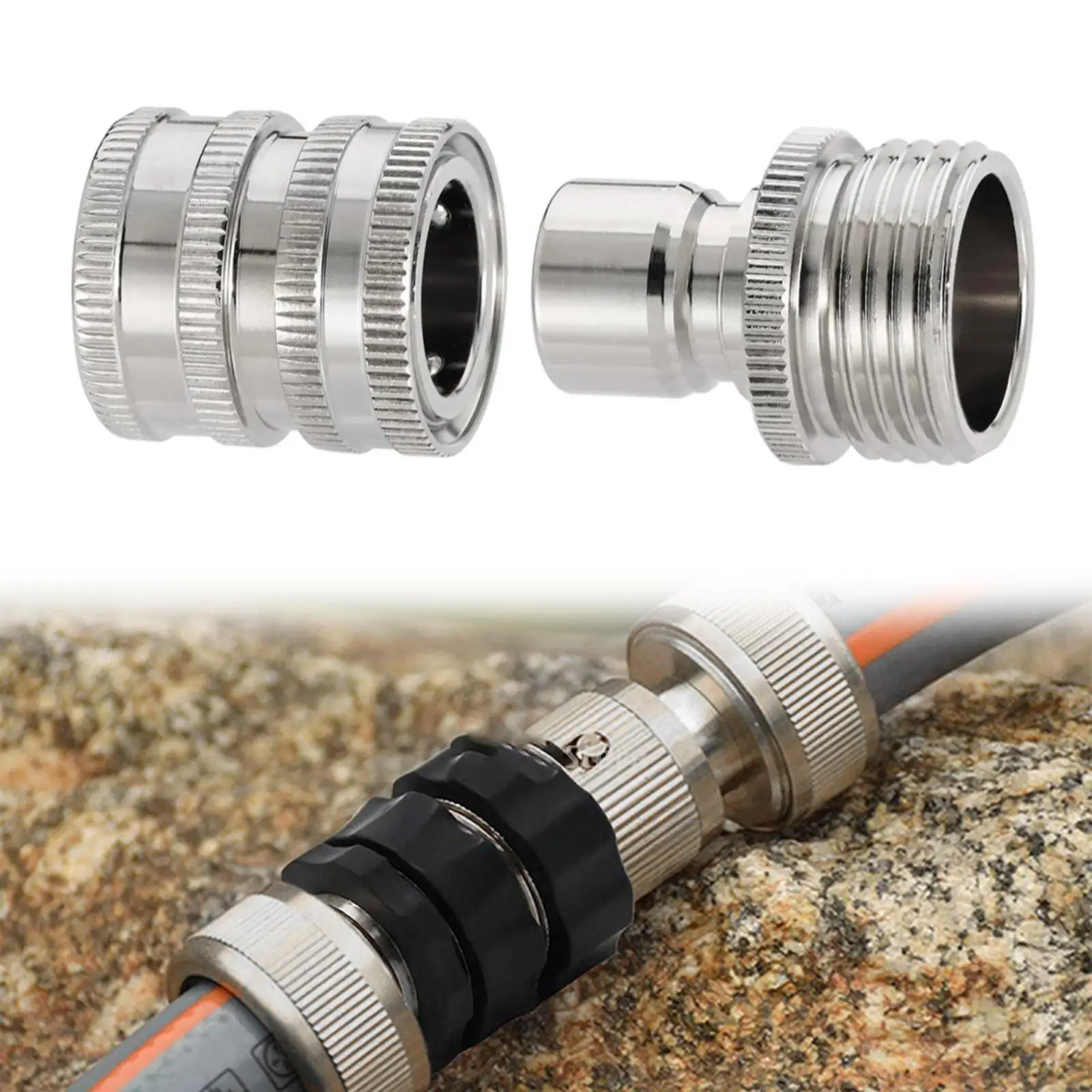 

Garden Hose Quick Connect Easy Installation Accessories Water Hose Connector
