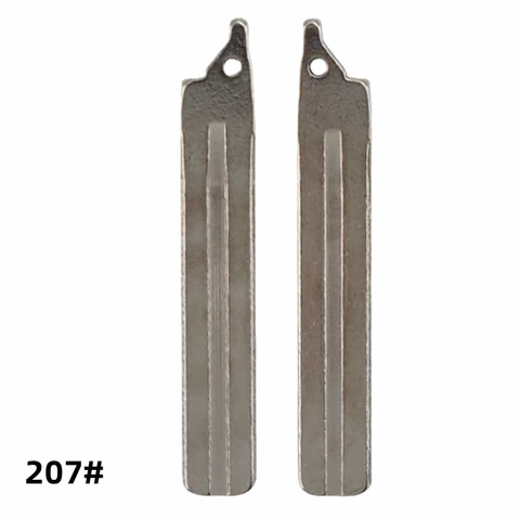 OEM 5 шт. 207 # Оригинальный металлический пустой необрезанный лезвие дистанционного ключа для Toyota Crown Camry Reiz Corolla