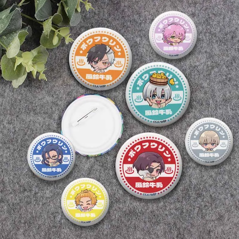 Cartoon Role Playing Badges Anime W-Wind B-Breaker Enamel Pins Manga Character Collectible Badges Backpacks Jewelry Accessories