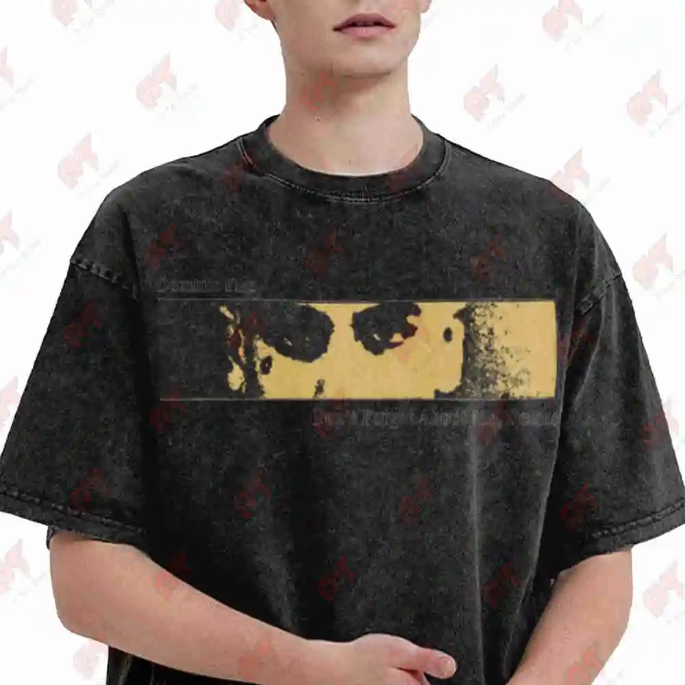 Dominic Fike Don't Forget About Me Lyrics Vintage Washed Tee Pure Cotton T-Shirt