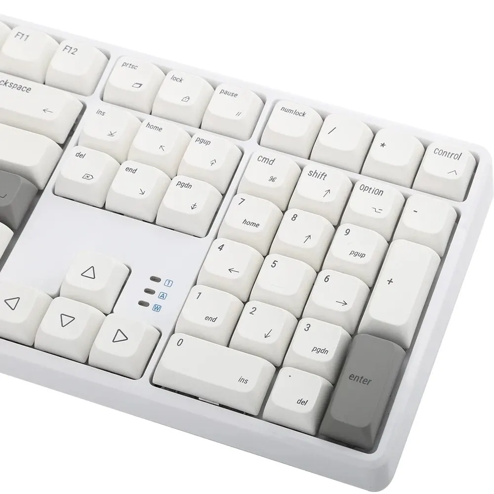 Nasadki na klawisze PBT 127 klawiszy profil XDA angielski/koreański/rosyjski KeyCap barwnik sublimacyjny dla klawiatury mechanicznej Cherry MX 104/87/661