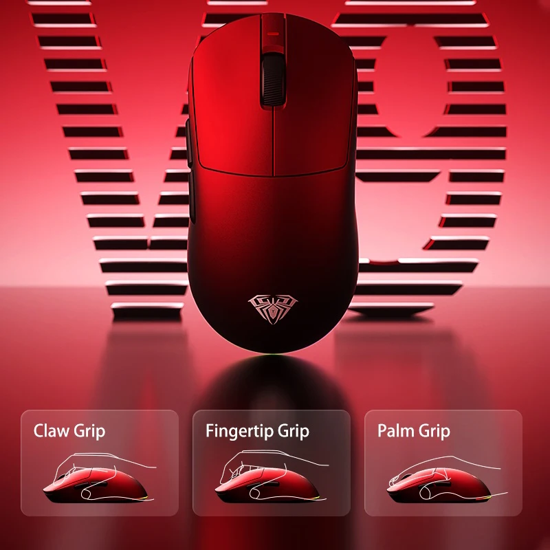 AULA V9 Gaming Mouse 3395/3950 2.4G,BT Wired Ergonomic Design Ultra-Fast Response for Competitive Gaming Esports Gaming Mice PC
