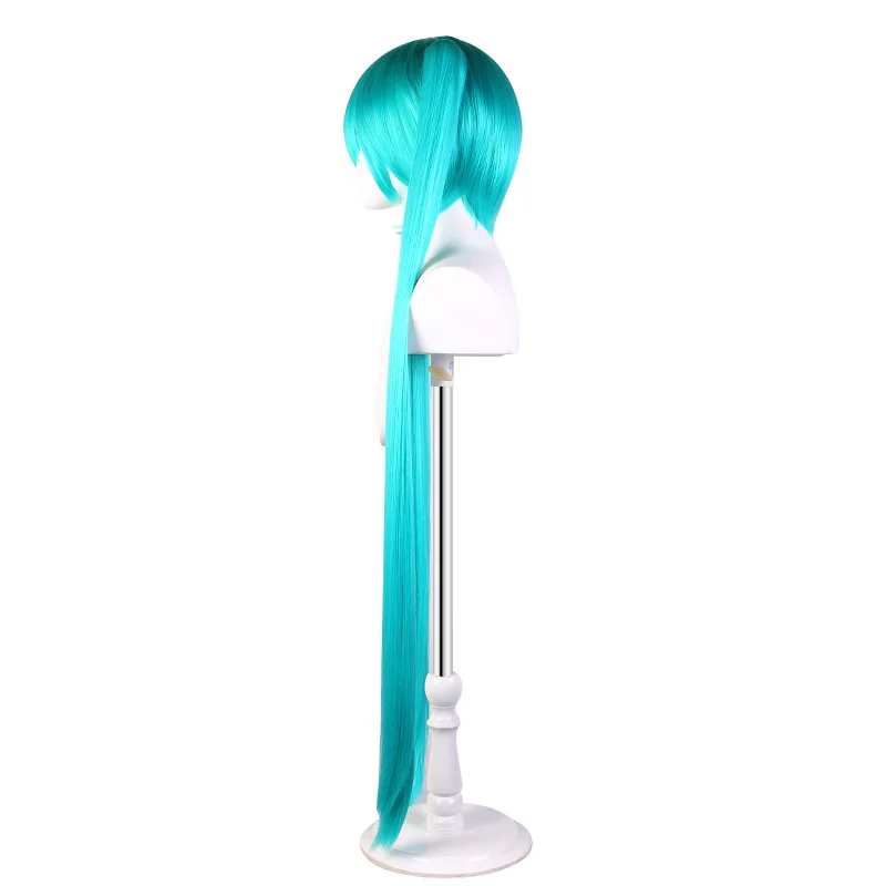 Hatsune Miku Cosplay perruque Anime longue perruque bleue pour les femmes Cosplay accessoires dessin animé carnaval fête résistant à la chaleur perruques de cheveux synthétiques