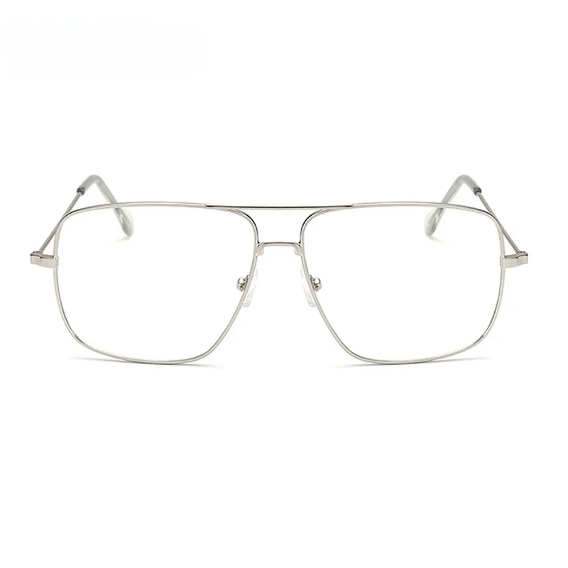 New Vintage Gold Metal Frame Eyeglasses Mens Womens Sun Glasses Retro Square Optical Lens Eyewear Nerd Clear Lens Glasses Oculos