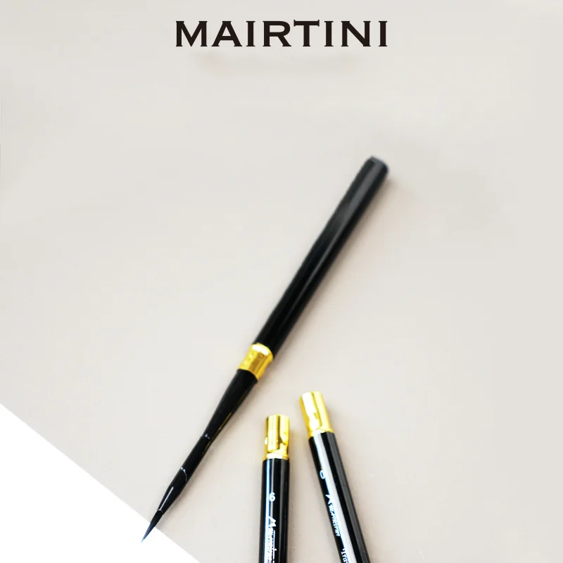 Mairtini Travel Portable Folding Watercolor Paint Brush Professional Squirrel Hair for Watercolor Acrylic Paint Nail Paint Tool