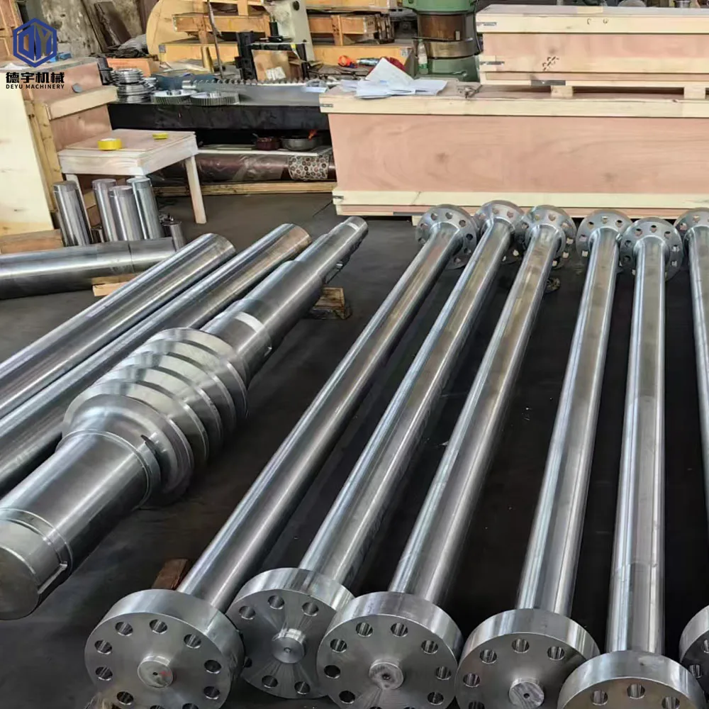 

Heavy Custom Forging Steel Wind Power Large Flange Shaft Bearing Wind Turbine Main Shaft