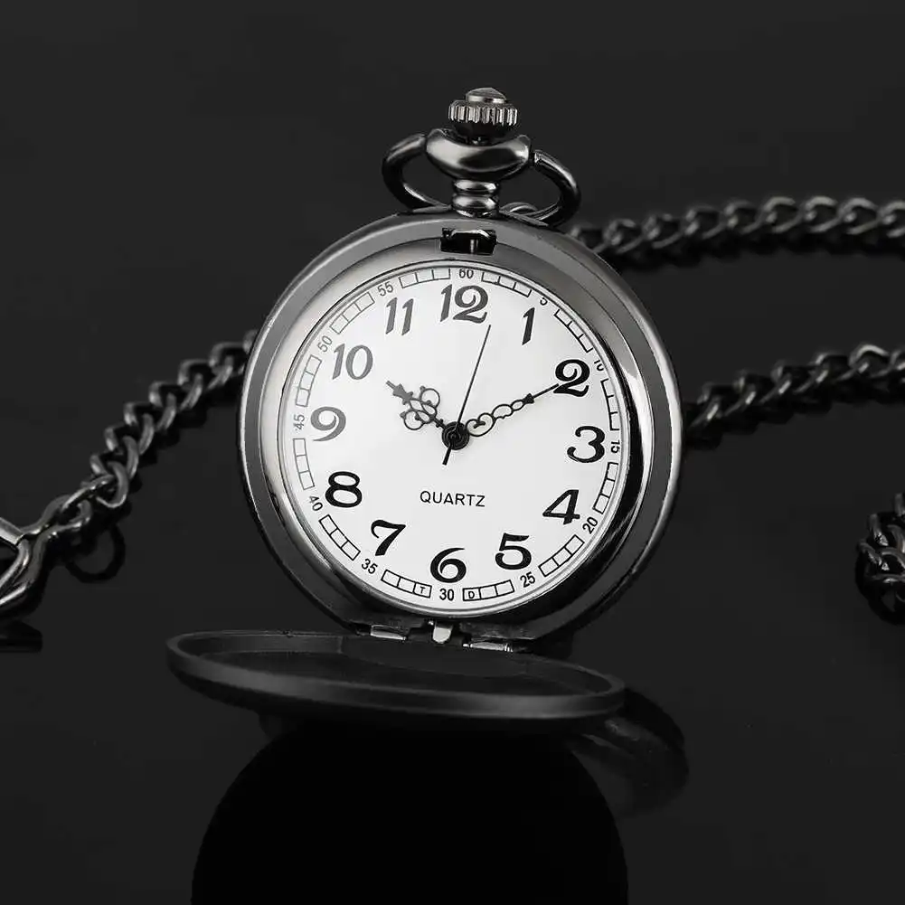 Game Arknights Pocket Watch Amiya Doctor Operator Men Women Retro Quartz Watch Cosplay Cartoon Chain T-Pocket Watch Xmas Gift