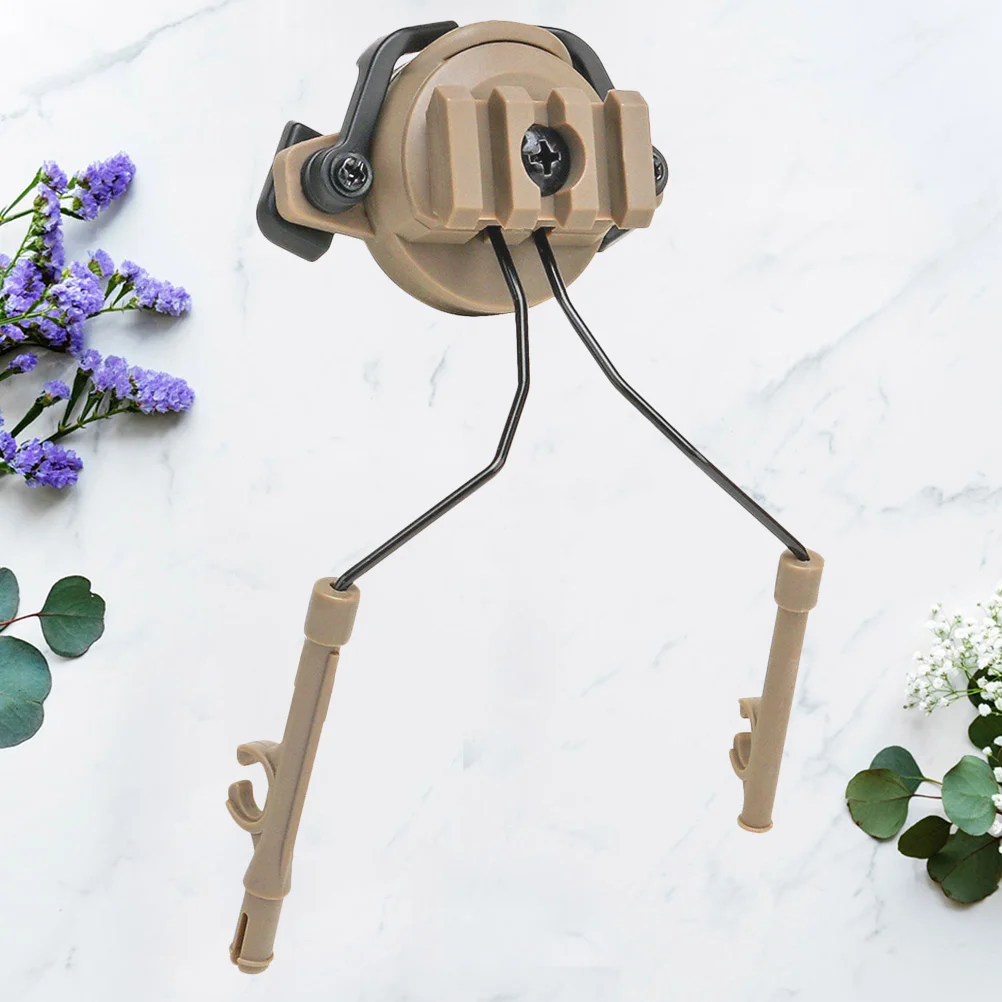 

Rotary Earphone Accessory Headset Holder Adapter Mud Color for 19-21Mm Guide Rail Outdoor Rail