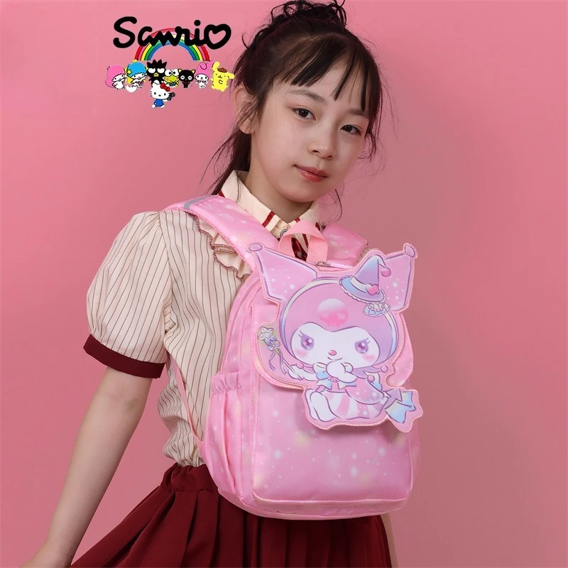 Sanrio Hello Kitty New Kindergarten Girls Schoolbag Cartoon Girls Backpack Luxury Brand Fashion Children Backpack High Quality