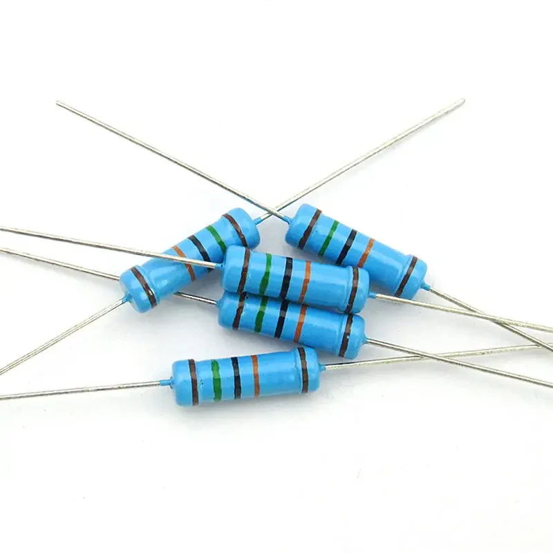 20PCS 2W 1% Metal Film Resistor 2W 1Ω - 4.7MΩ 1 4.7 10 47 100 200 220 300 330 470 680 910 1K 2.2K 4.7K 10K 15K 100K 470K 1M ohm