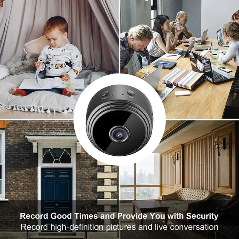 A9 WiFi Mini Camera Wireless Video Recorder Voice Recorder Security Monitoring Camera For Infants And PetsS Ecurity Protection