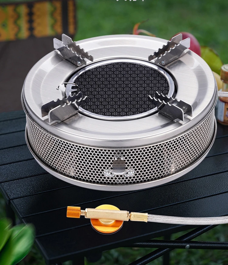 

Outdoor Portable Gas Stove Portable Infrared Energy Saving Appliances Burning Gaseous Fuels Outdoor Camping