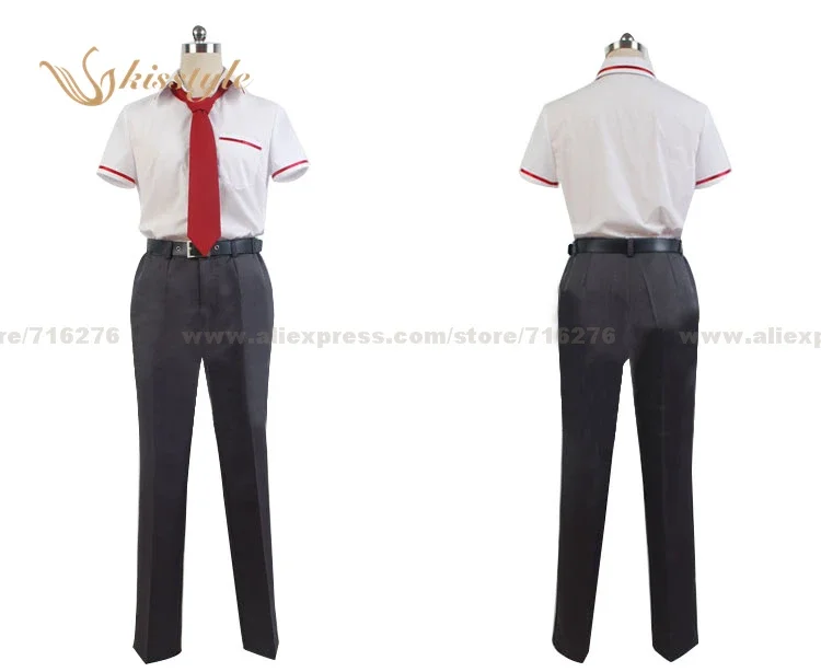 

Kisstyle Fashion Glasslip Gurasurippu Kakeru Okikura Clothing Cosplay Uniform COS Costume