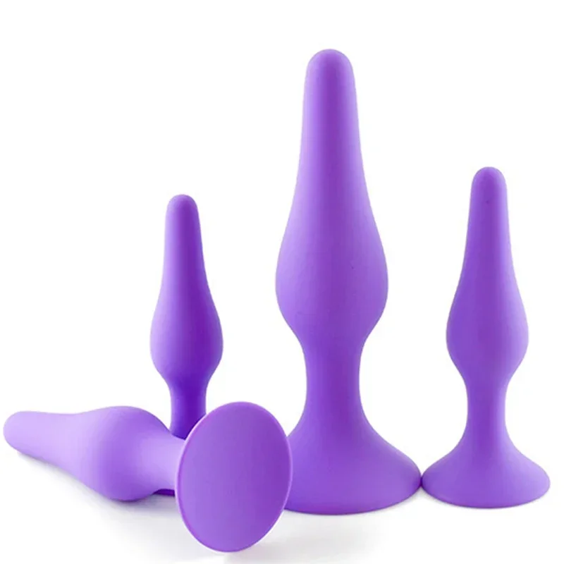 Plug anal en silicone pour hommes et femmes, jouets sexuels, dilatateur anal gay, produits sexuels, S, M, L, XL, anus, UNIS issement de l\'anus,