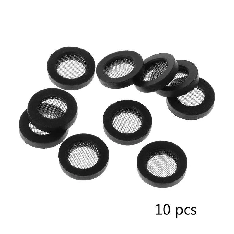 

10pcs O Ring Rubber Gaskets With Net Hose Seal Washers For Shower for Head Inlet