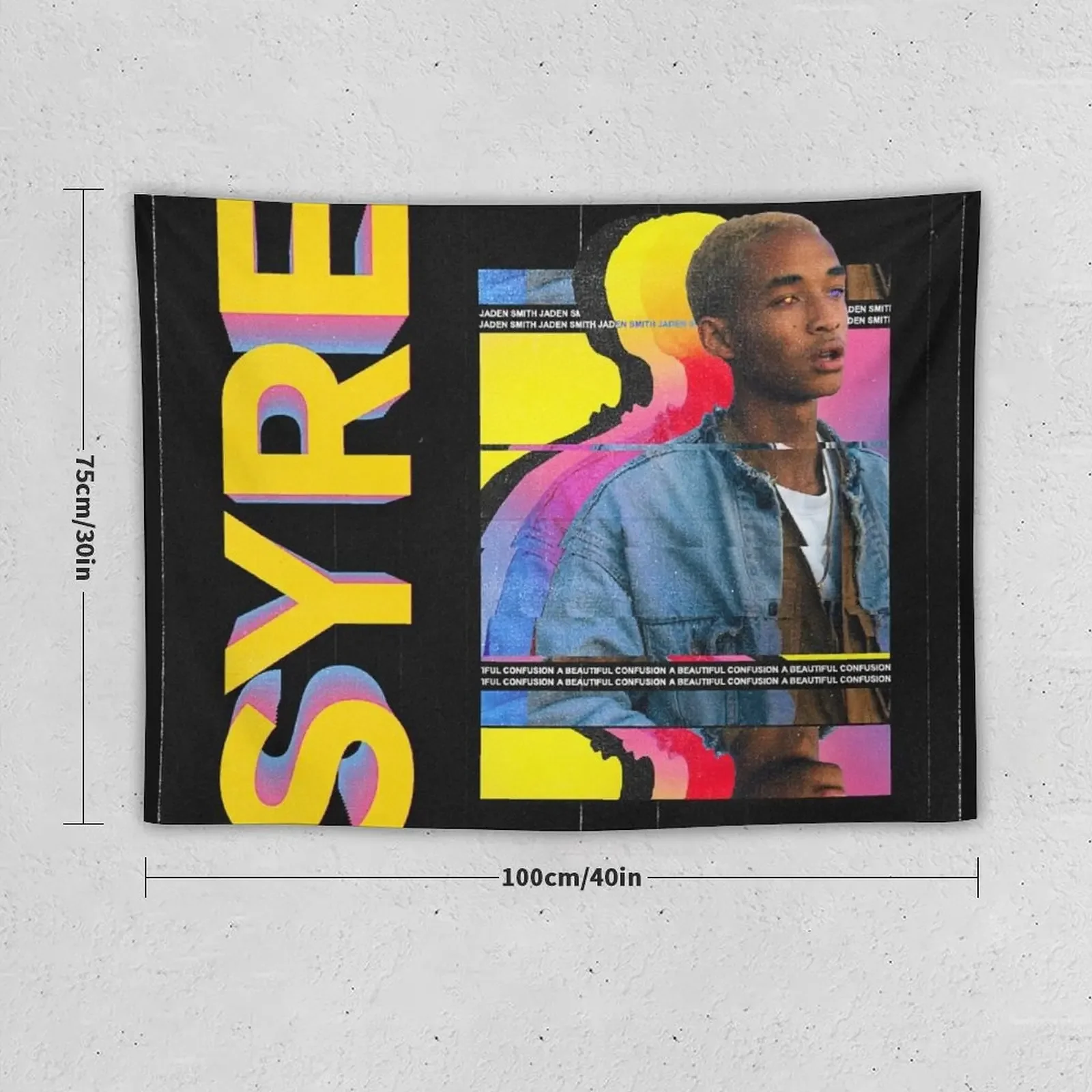 Jaden Smith - SYRE Tapestry House Decorations Bedroom Decorations House Decor Decoration Aesthetic Tapestry