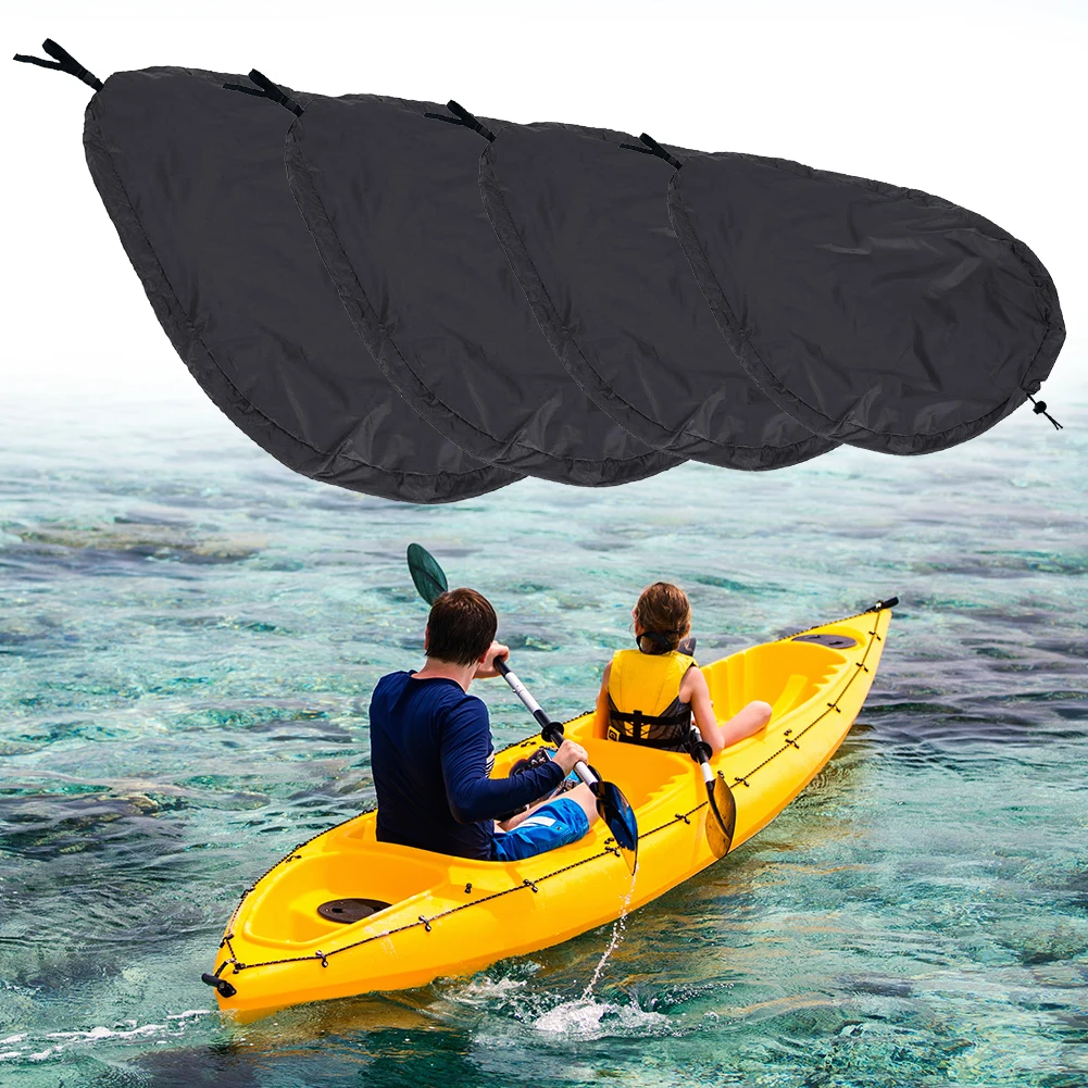 Waterproof Kayak Cockpit Cover Dustproof Sunshield Resistant Oxford Canopy Cockpit Cover Replacement Parts Household Supplies