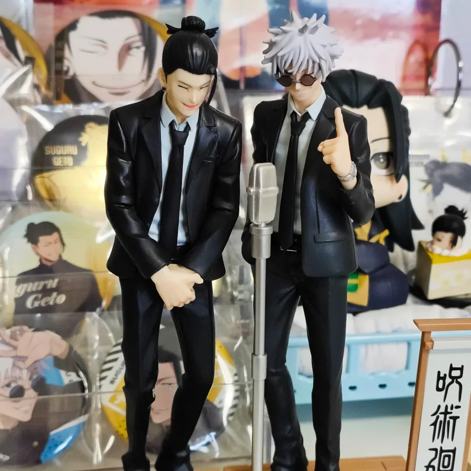 Anime-Figur JJK Geto Suguru Gojo Satoru Actionfigur Geto Suguru Gojo Satoru Statuette Puppe PVC Modell Sammlerstück