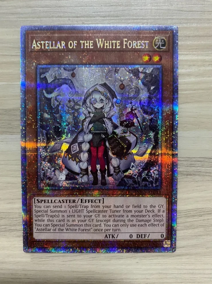 

Yugioh KONAMI INFO-AE013 Astellar of the White Forest 25th Century Secret Asia English Collection Mint Card