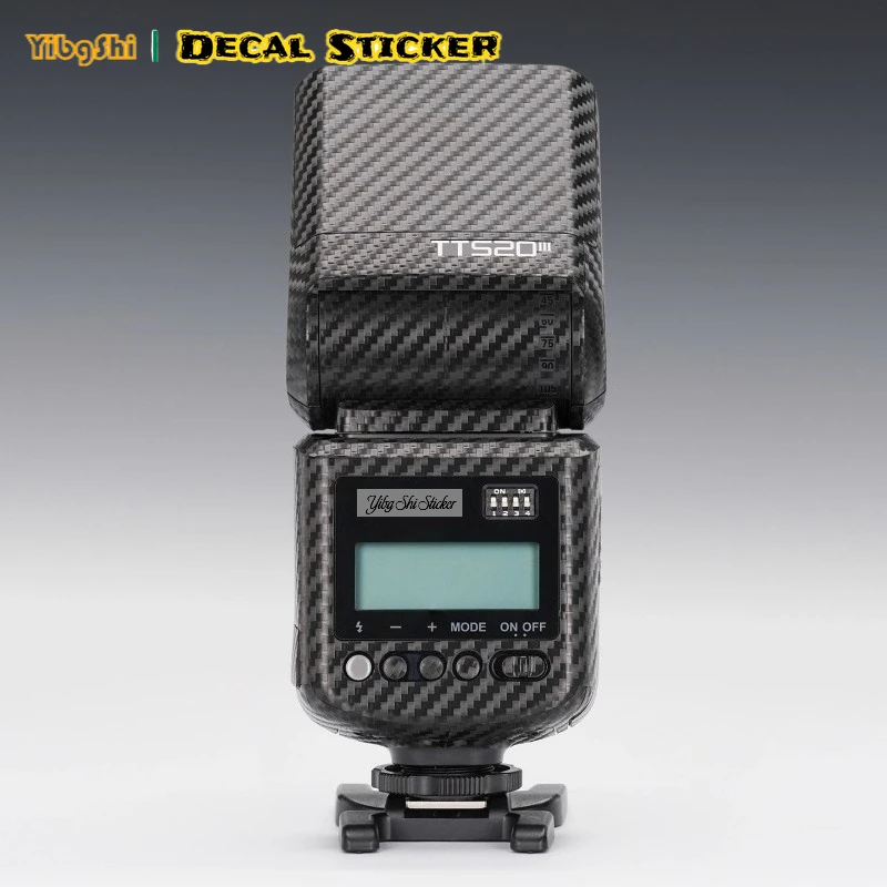 ل Godox TT520 III فلاش الجلد كاميرا فلاش ملصق TT520III Speedlight قسط ملصق مائي الجلد TT 520 III حامي