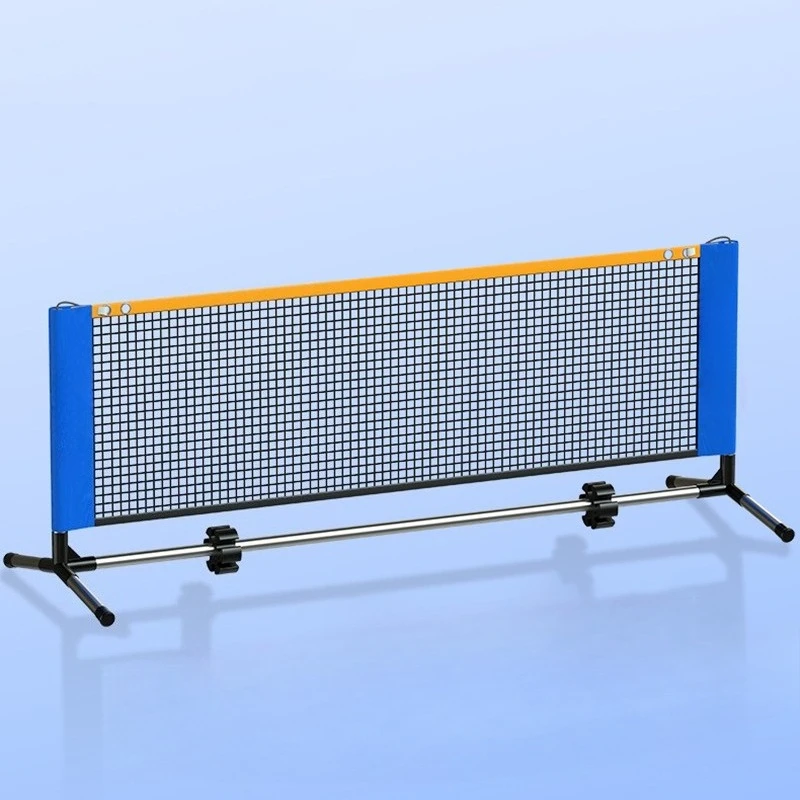 Stainless Steel Pickleball Rack Portable Outdoor Pickleballs Rack Folding Movable Badmintons Racks Adjustment Badminton Nets