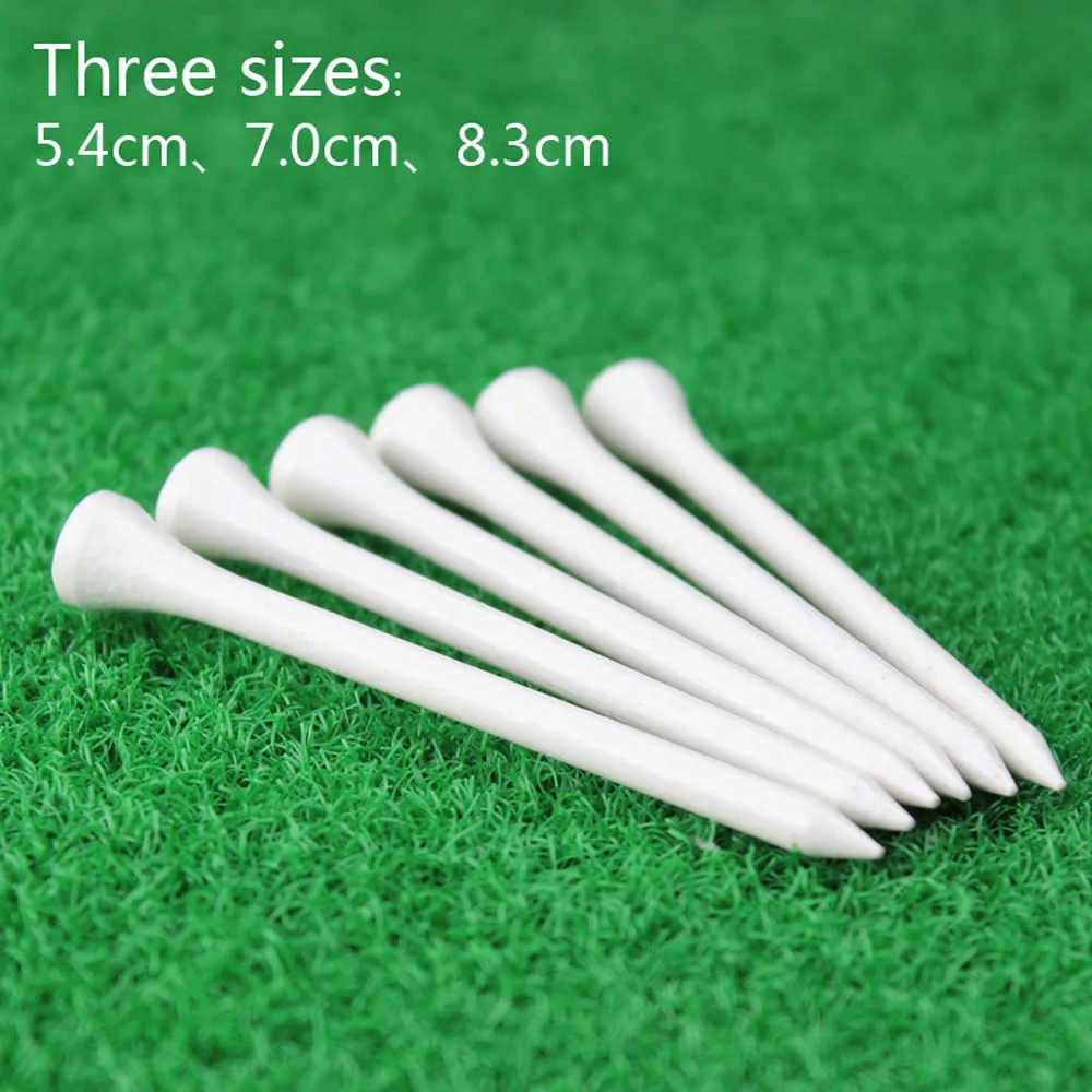 Golf Tee- 150 Pack Tall Bamboo Golf Tee,Biodegradable, Unbreakable Golf Tee,Golf Accessory Equipment,Natural Bamboo