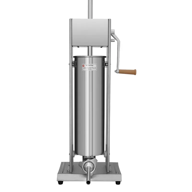 TV-10L High Quality Stainless Steel Manual Sausage Stuffer Machine Eco-Friendly Meat Product Maker Restaurants Hotels Food Shops