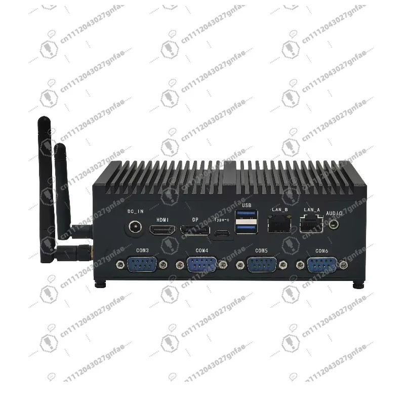4K Black Portable Mini Computer N95 Type-C 6 * COM 12V~ 24V Power Input DDR5 RAM Computer WiFi Bluetooth M.2 2280