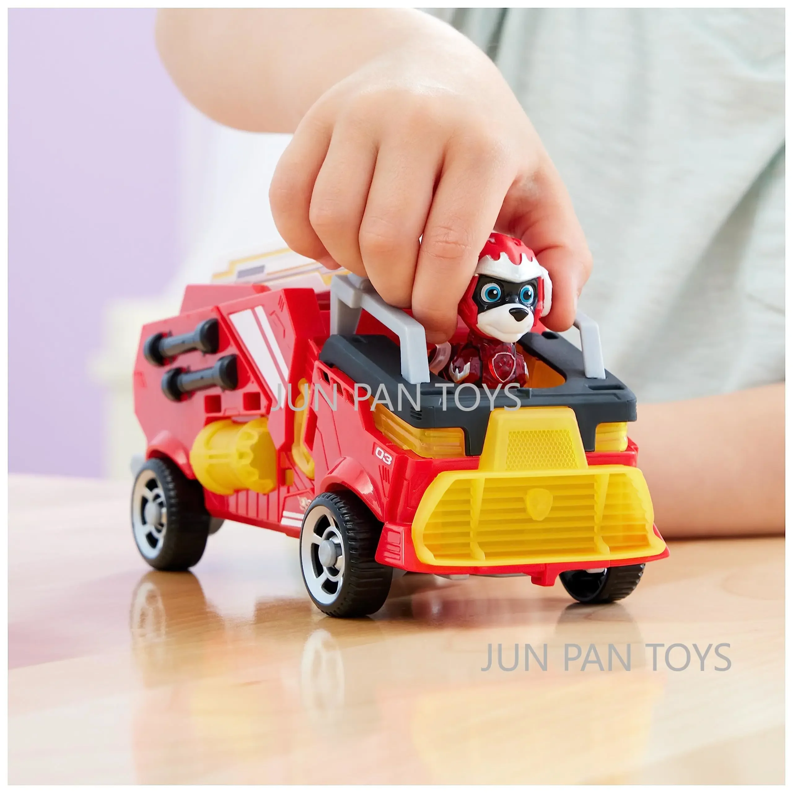 Original Paw Patrol Action Figure Toys The Mighty Movie Car Rubble Skye Everest Zuma Marshall Collectible Kids Toys Gift